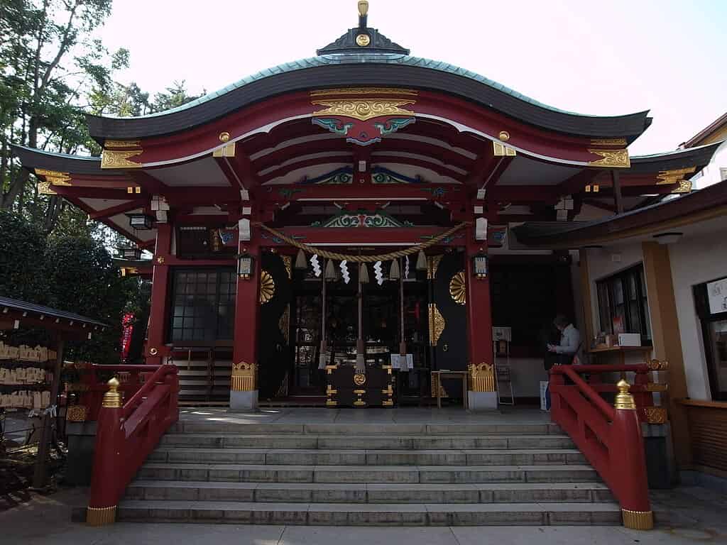 居木神社の拝殿