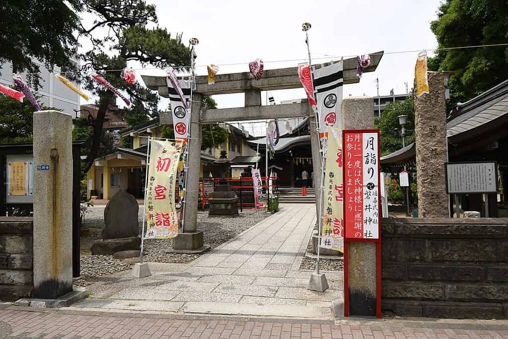 穴守稲荷神社の正面鳥居