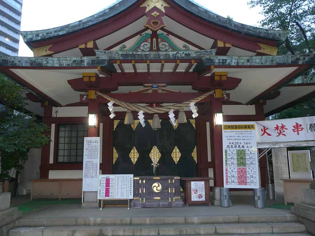 蒲田八幡神社の拝殿