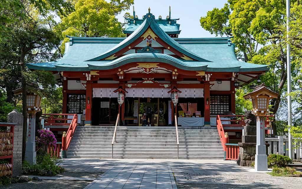 東京都大田区の多摩川浅間神社