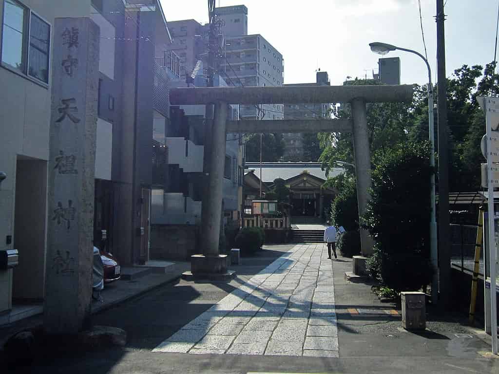 天祖諏訪神社の鳥居