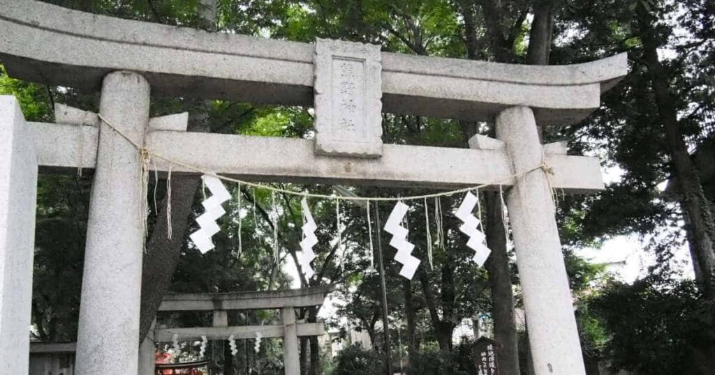 熊野神社の鳥居｜目黒区
