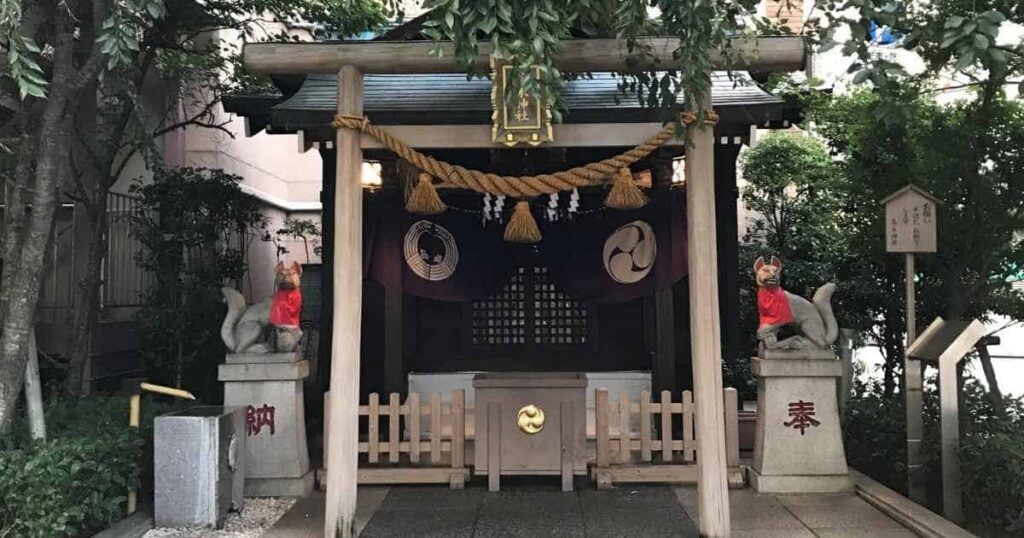 茶ノ木神社の鳥居